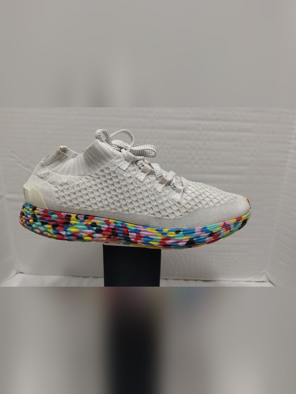 Nobull White Wild Knit Running, Men # 11.5 US